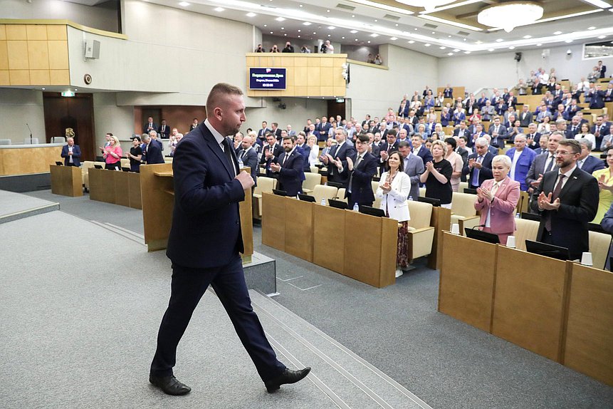 Председатель Народного Совета ЛНР Денис Мирошниченко