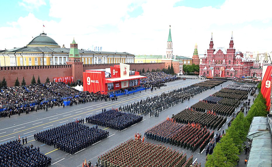 Военный парад в ознаменование 80-й годовщины Победы в Великой Отечественной войне. Фото: Иван Секретарев, РИА «Новости»