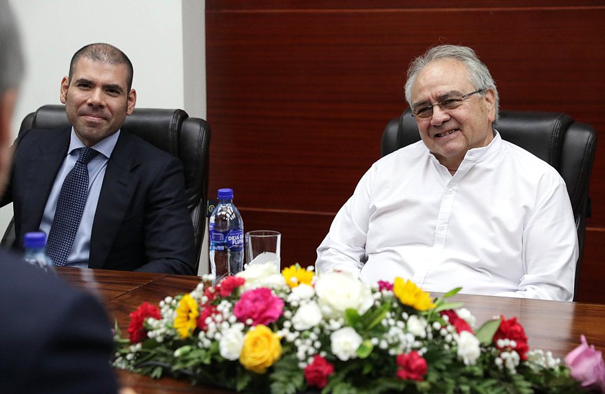 El Presidente de la Asamblea Nacional de la República de Nicaragua Gustavo Porras Cortés