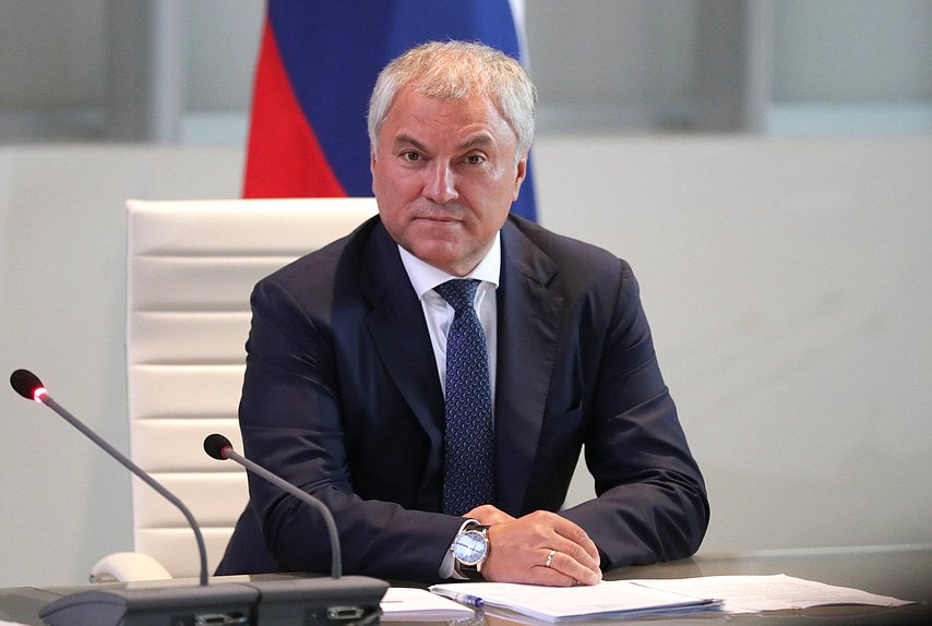 Chairman of the State Duma Vyacheslav Volodin