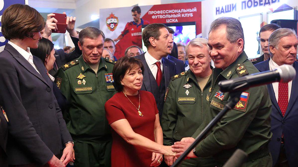 Открытие выставки «Дни ЦСКА в Государственной Думе». 
