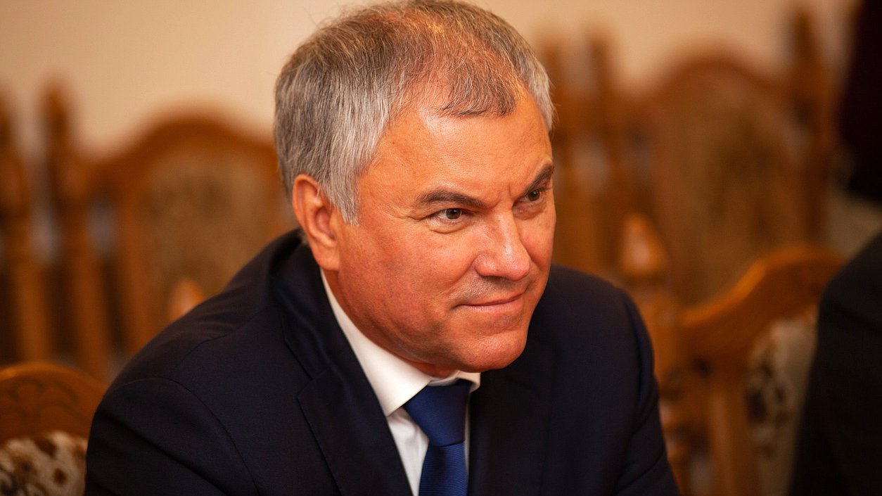 Chairman of the State Duma Vyacheslav Volodin