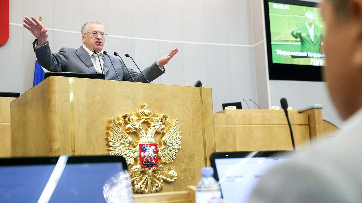 Руководитель фракции ЛДПР Владимир Жириновский