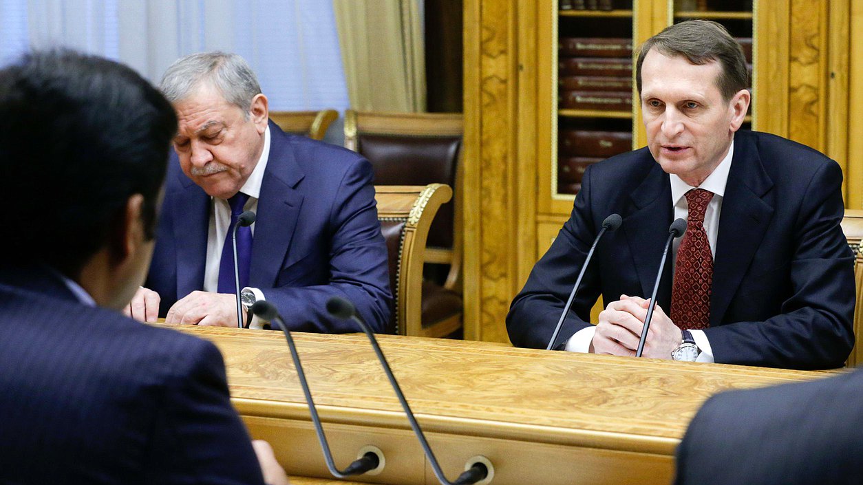 Встреча Председателя Государственной Думы
Федерального Собрания Российской Федерации С.Е.Нарышкина
с Эмиром Государства Катар Т.Б.Х.Аль Тани.
