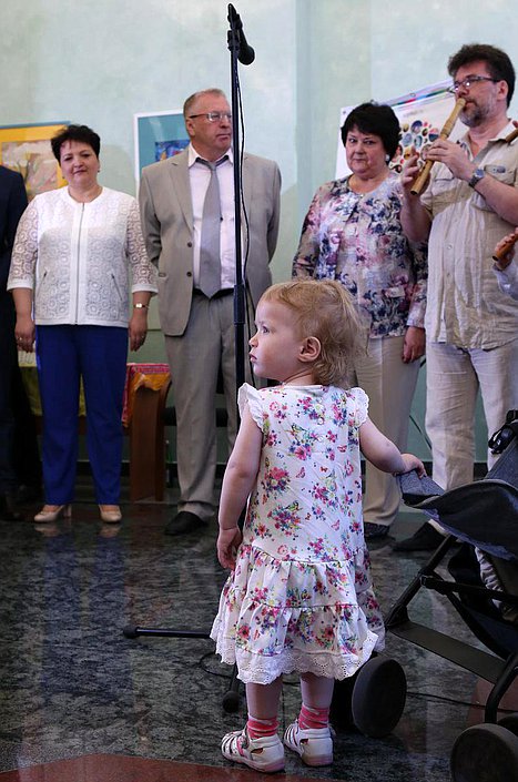 Церемония открытия выставки и вручения призов Международной премии «Золотой шар».
