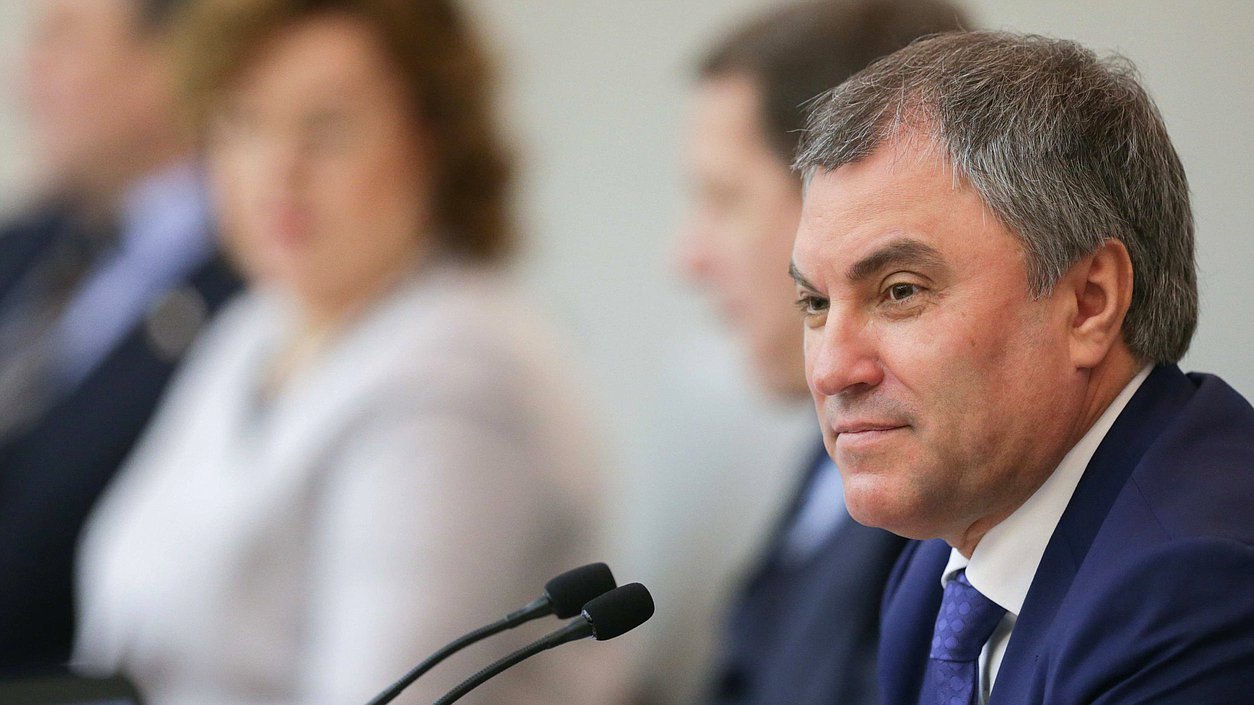Председатель Государственной Думы Вячеслав Володин