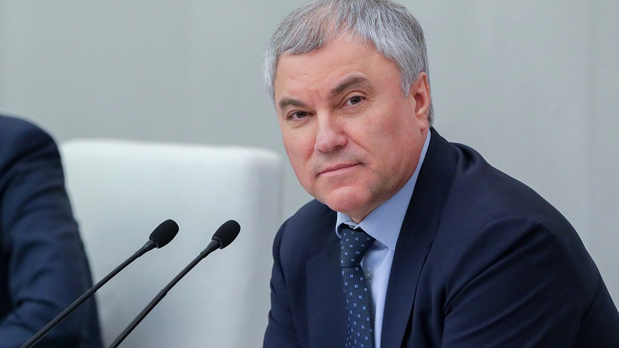 Председатель Государственной Думы Вячеслав Володин