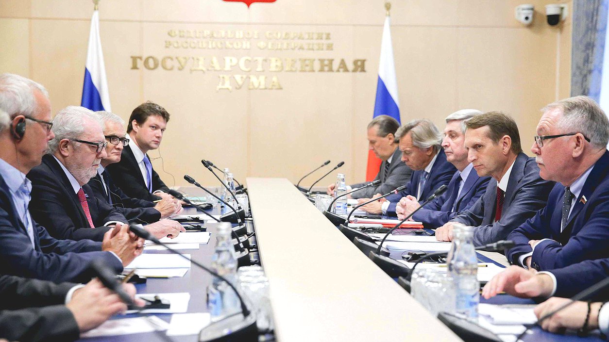 Встреча Председателя Государственной Думы
Федерального Собрания Российской Федерации С.Е.Нарышкина
c Председателем Парламентской ассамблеи Совета Европы П.Аграмунтом и руководством политических групп ПАСЕ
