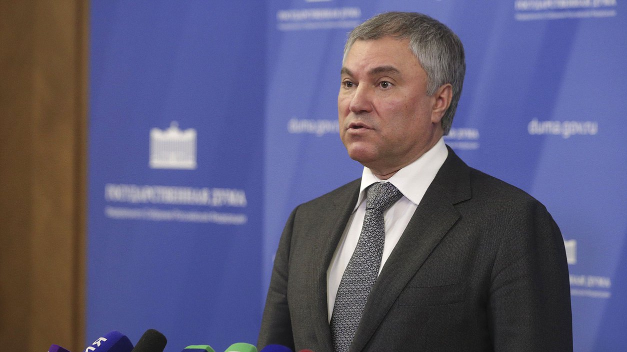 Председатель Государственной Думы Вячеслав Володин