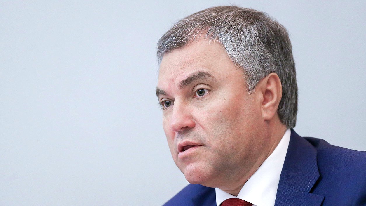 Председатель Государственной Думы Вячеслав Володин