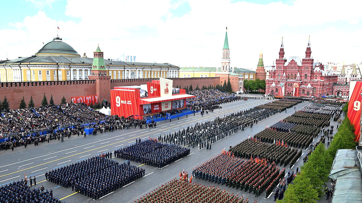 Военный парад в ознаменование 80-й годовщины Победы в Великой Отечественной войне. Фото: Иван Секретарев, РИА «Новости»