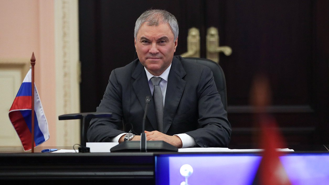 Chairman of the State Duma Vyacheslav Volodin