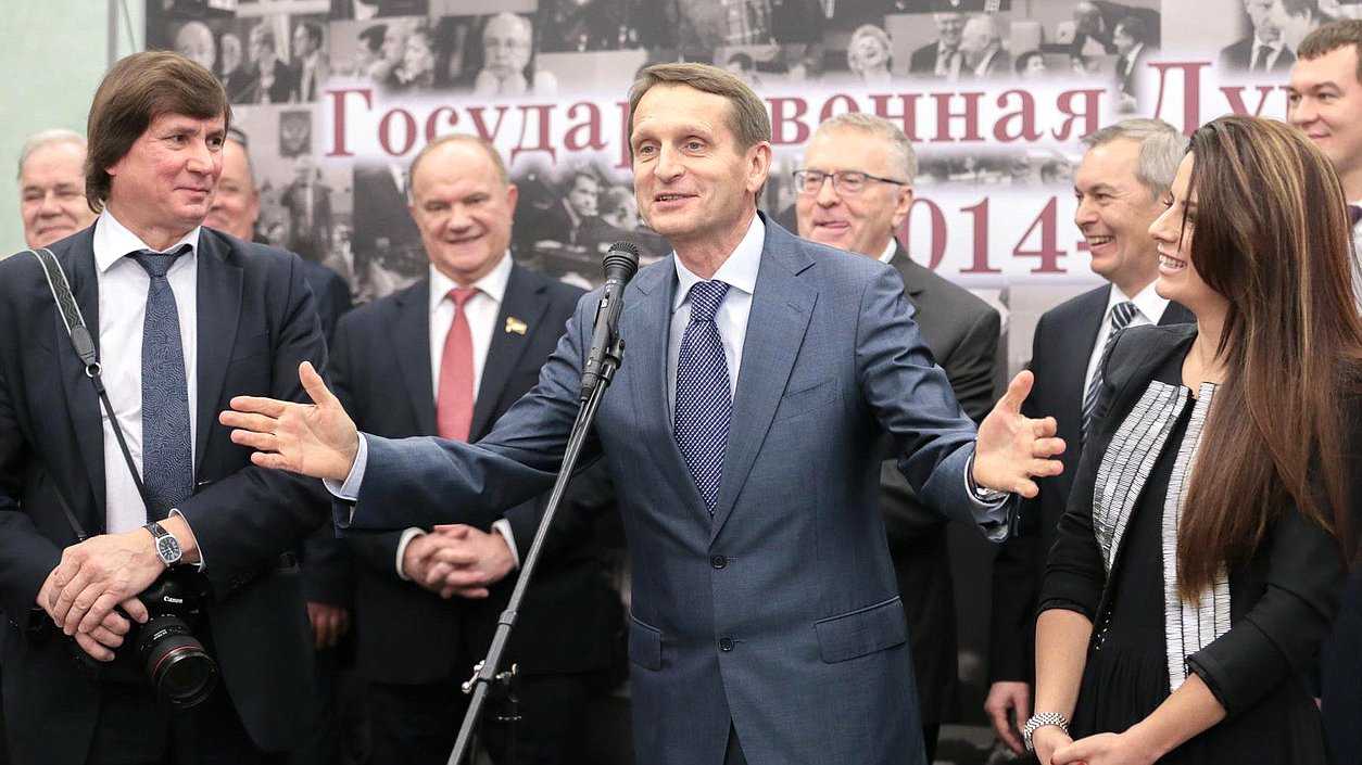  Открытие фотовыставки «Государственная Дума. Один год. 2014-2015». 
