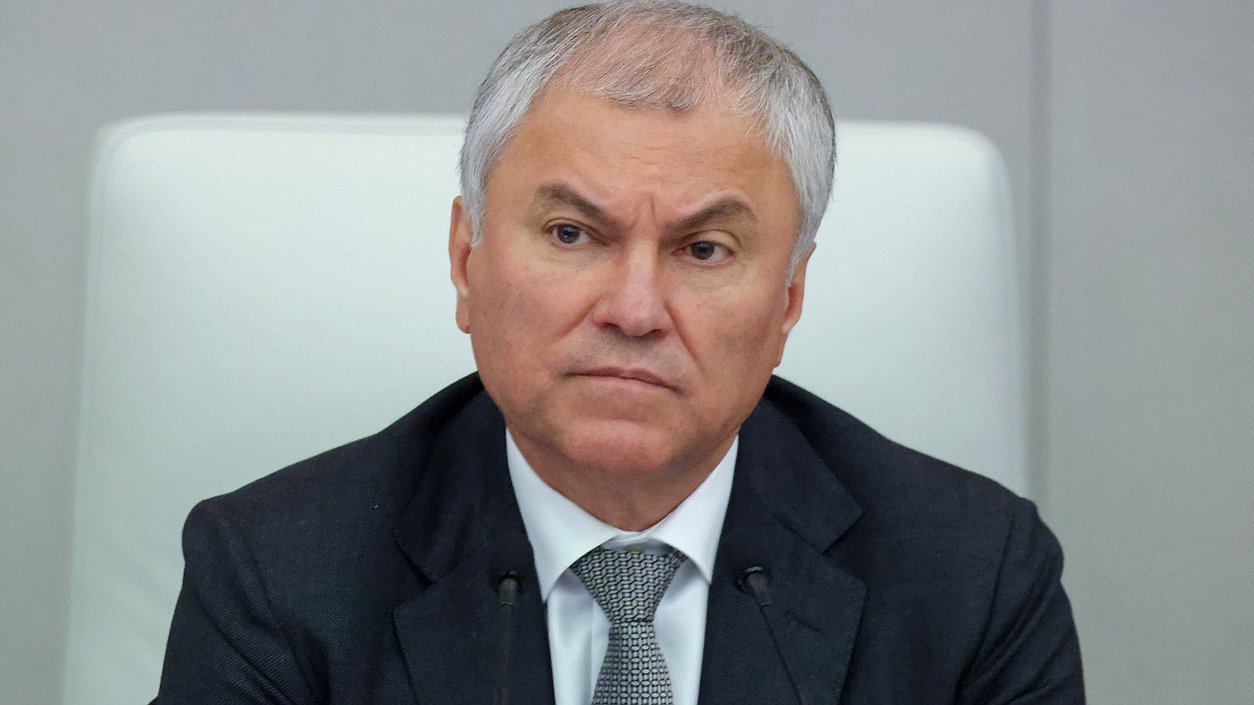 Chairman of the State Duma Vyacheslav Volodin
