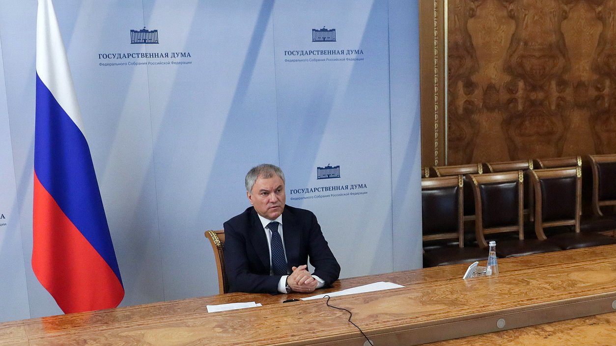 Председатель Государственной Думы Вячеслав Володин