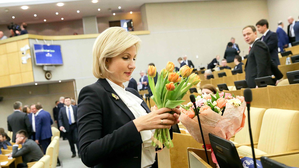 Член Комитета по государственному строительству и законодательству Ольга Баталина. Автор фото: Анна Исакова/Фотослужба Государственной Думы