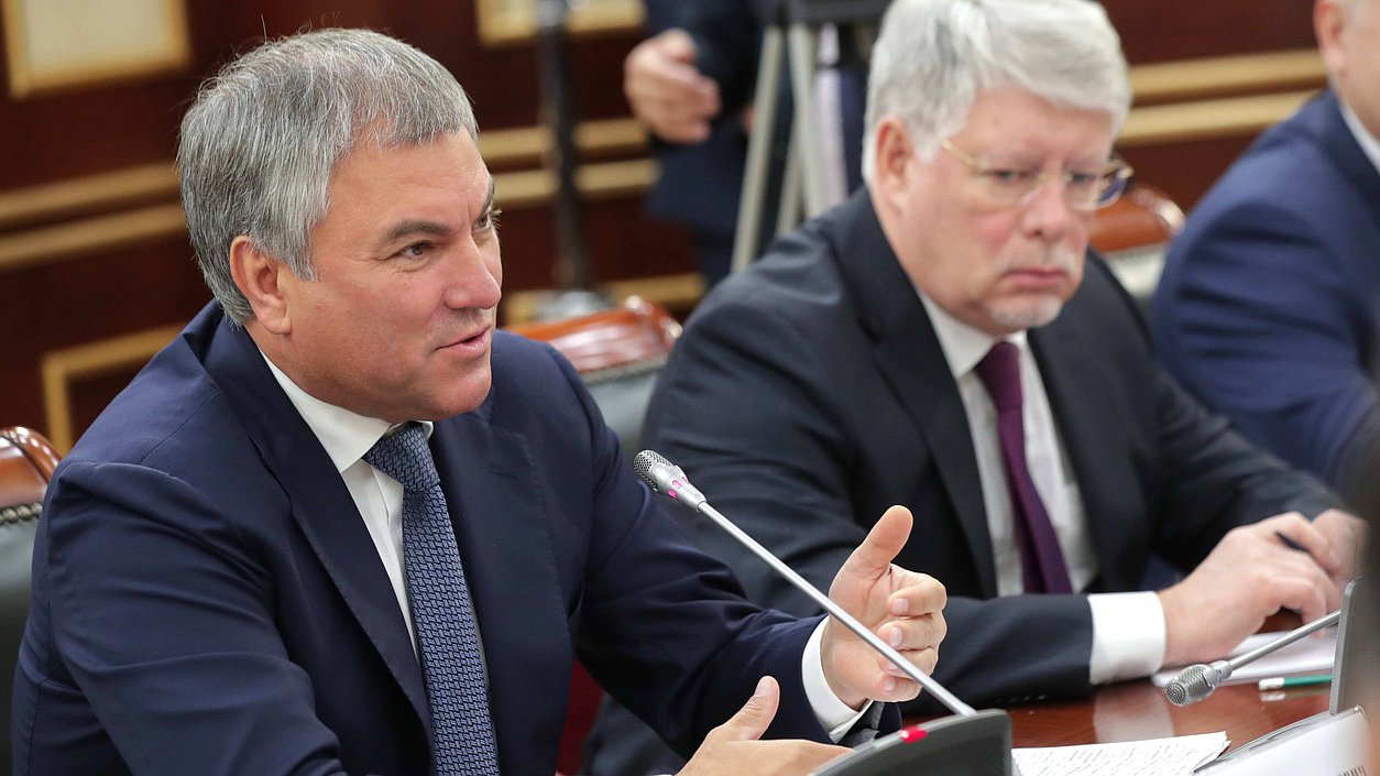 Председатель Государственной Думы Вячеслав Володин