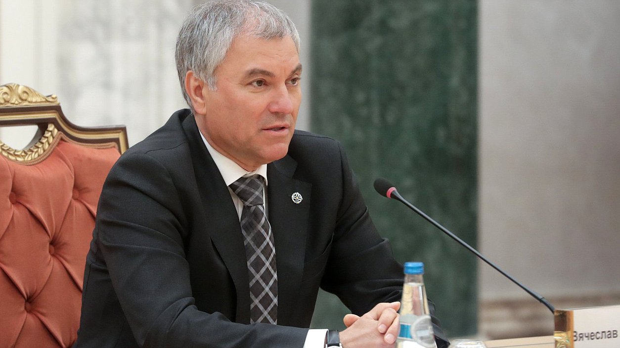 Chairman of the State Duma Vyacheslav Volodin