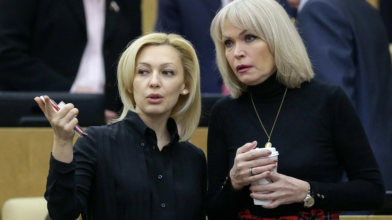 Заместитель Председателя Государственной Думы Ольга Тимофеева и член Комитета по государственному строительству и законодательству Ирина Белых