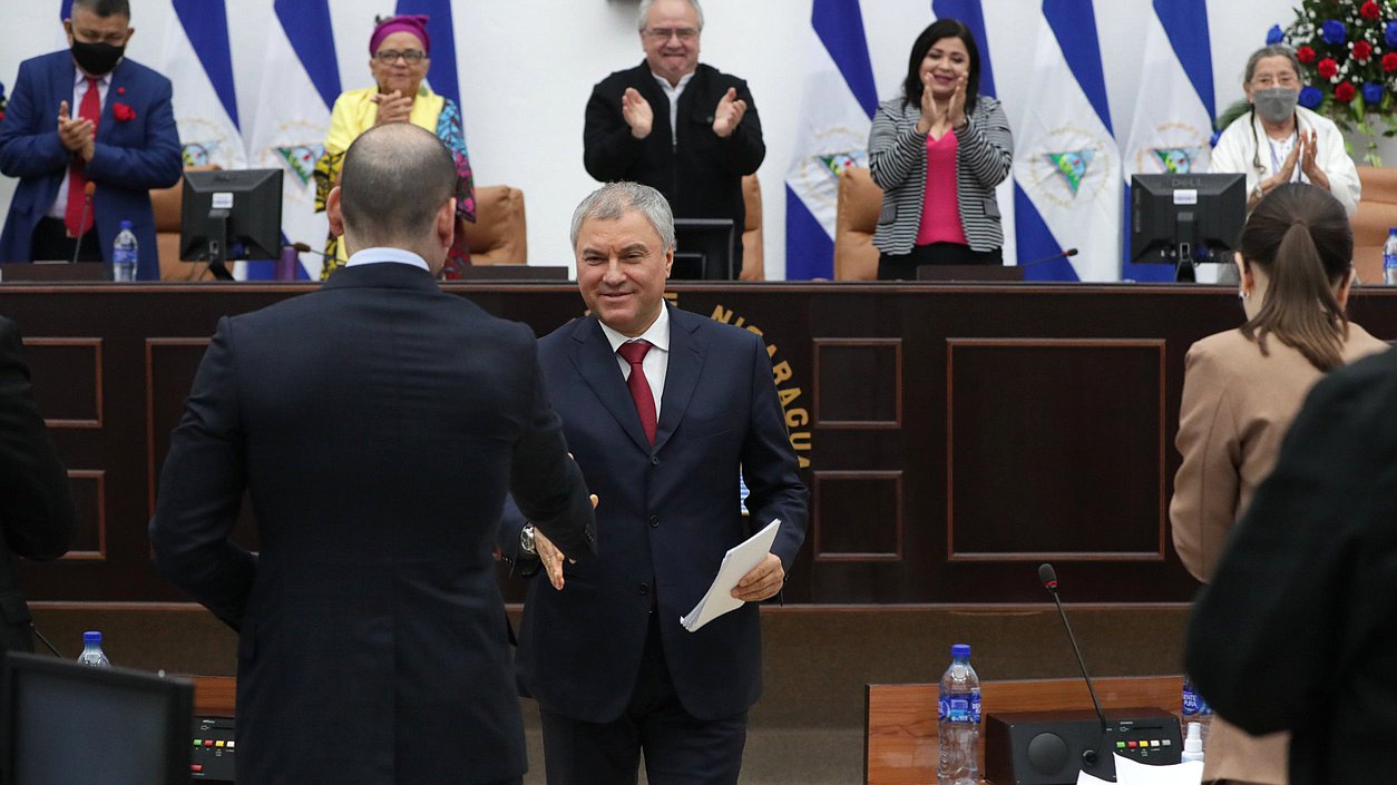 El Jefe de la Duma Estatal Vyacheslav Volodin