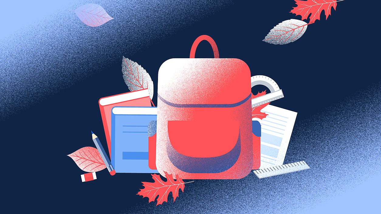 1 сентября день знаний школа школьник рюкзак