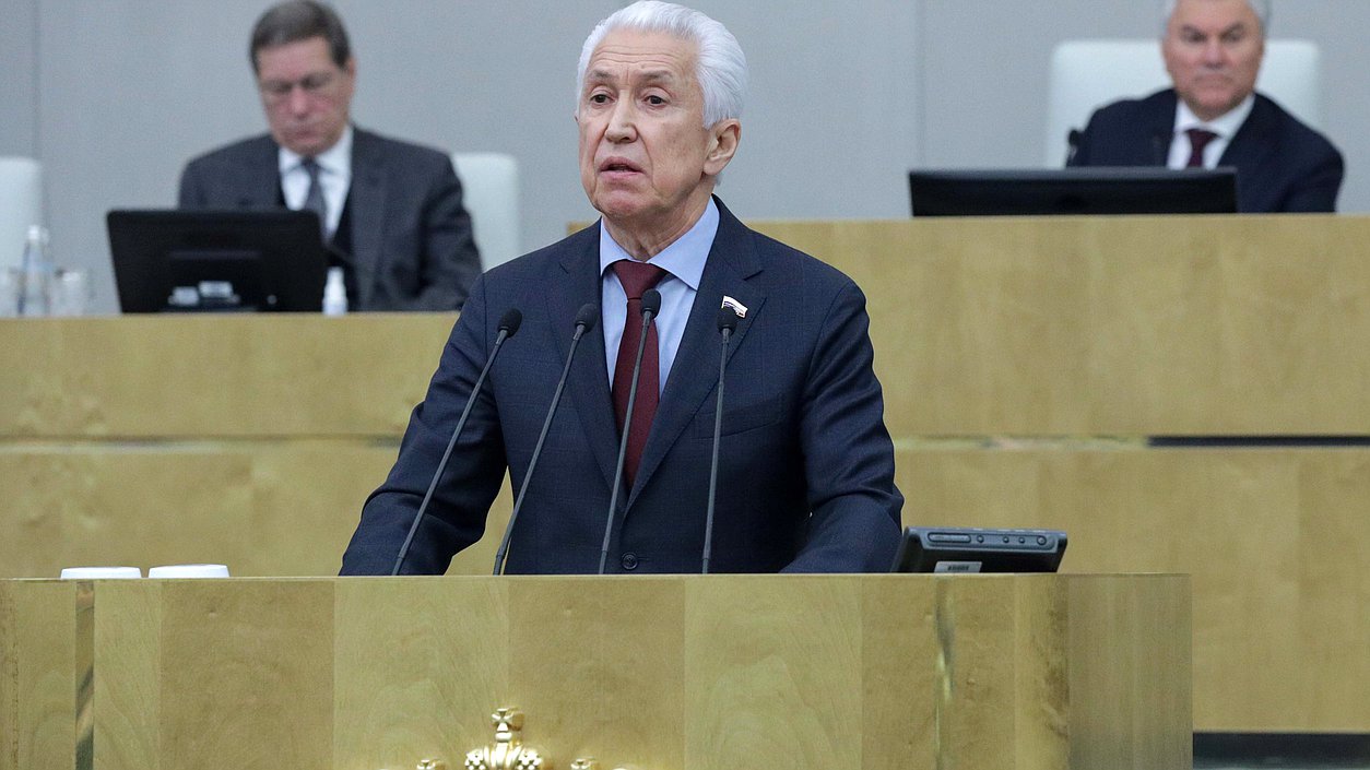 Руководитель фракции "Единая Россия" Владимир Васильев