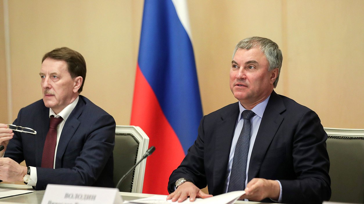 Председатель Государственной Думы Вячеслав Володин