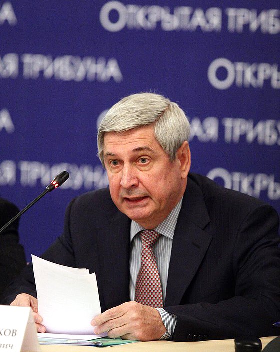 Заседание Открытой трибуны, посвященное ситуации в Сирии. 
<br />
  Иван Мельников
<br />
 