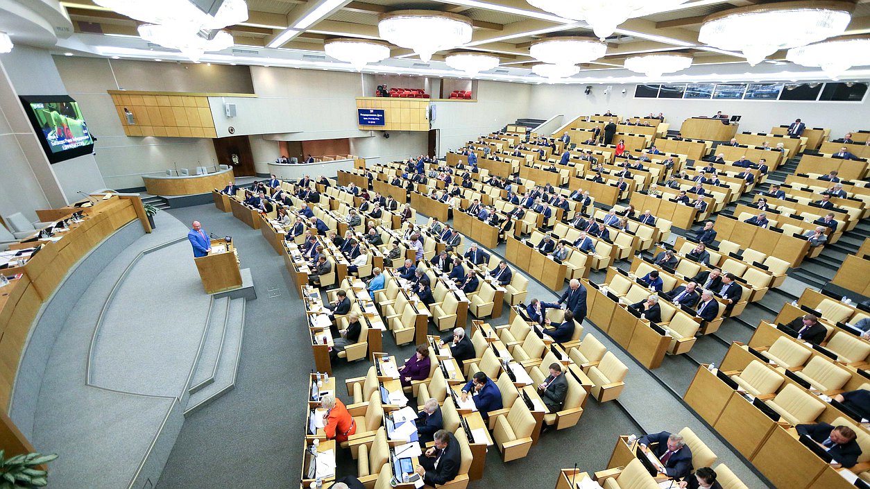 Пленарное заседание Лебедев