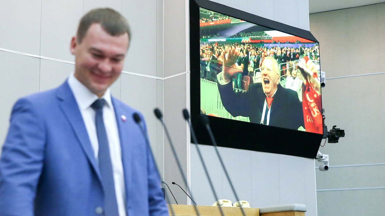 Председатель Комитета по физической культуре, спорту, туризму и делам молодежи Михаил Дегтярев