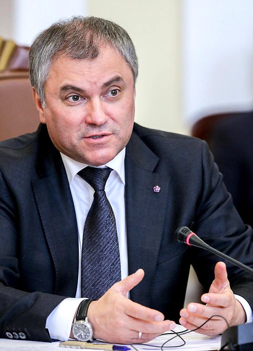 Председатель Государственной Думы Вячеслав Володин во время заседания. Авторство фотографий: Анна Исакова/Фотослужба Государственной Думы.

