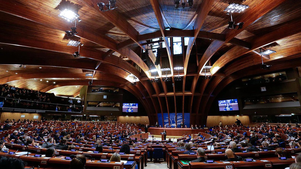 Пленарное заседание Парламентской ассамблеи Совета Европы.