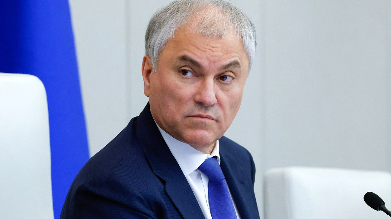 Председатель Государственной Думы Вячеслав Володин
