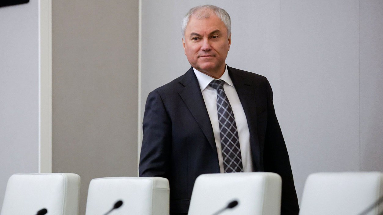 Председатель Государственной Думы Вячеслав Володин