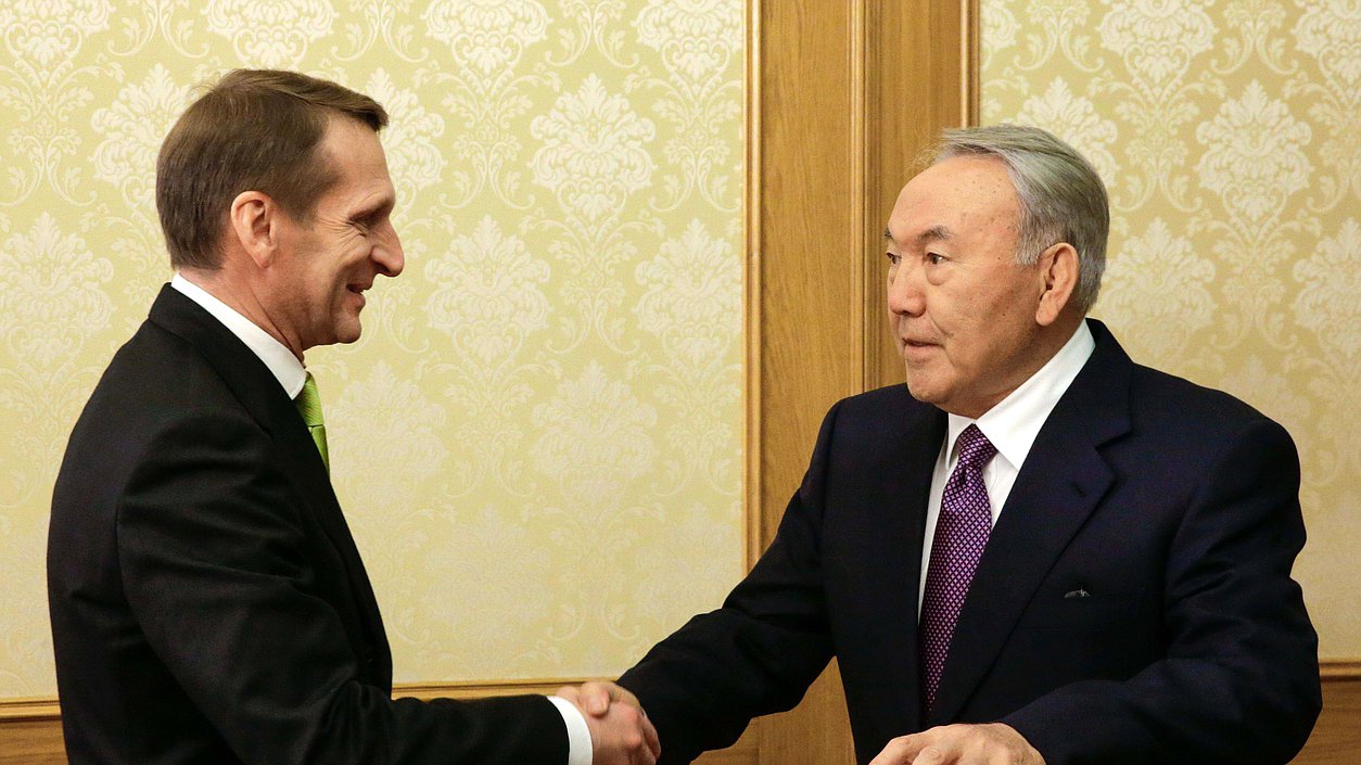 Встреча с Президентом Республики Казахстан Нурсултаном Назарбаевым.