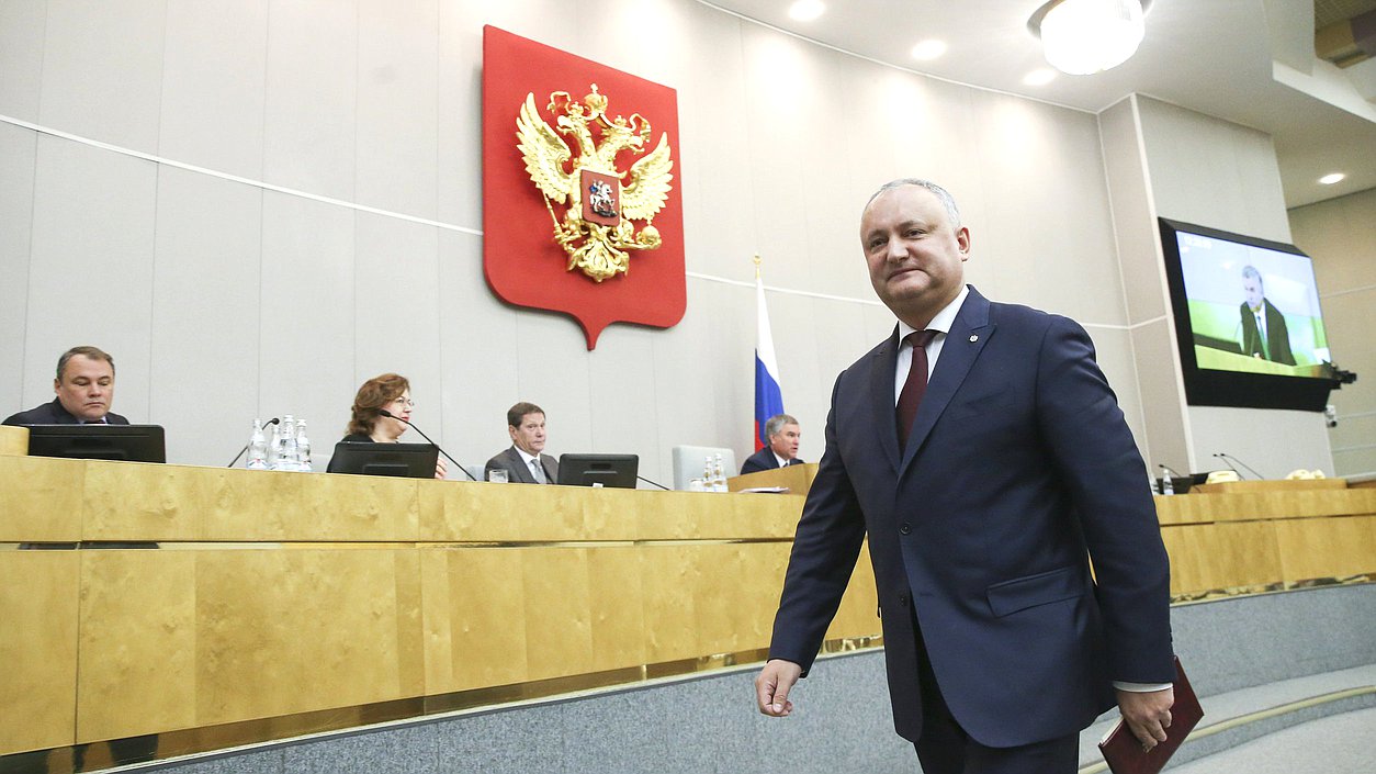 President of the Republic of Moldova Igor Dodon