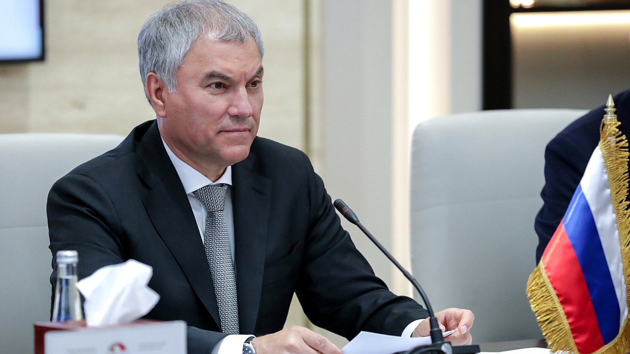 Chairman of the State Duma Vyacheslav Volodin