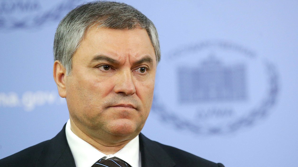 Chairman of the State Duma Vyacheslav Volodin