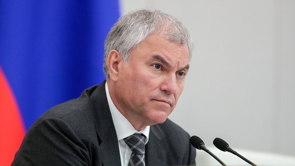 Председатель Государственной Думы Вячеслав Володин