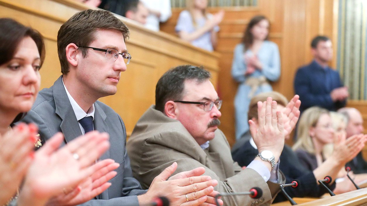Представление нового главы Счетной палаты РФ Алексея Кудрина коллективу Счетной палаты РФ