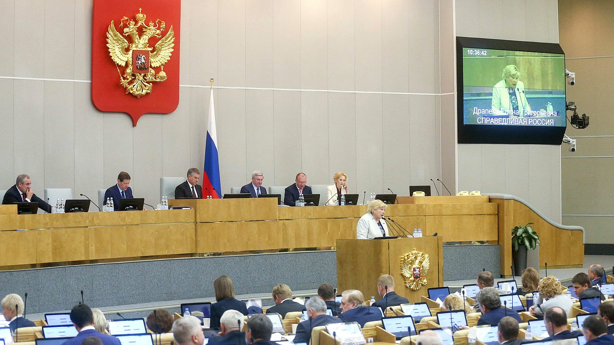 Пленарное заседание Драпеко