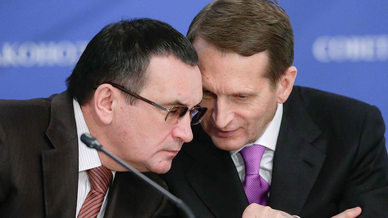 Заседания Президиума Совета законодателей 
Российской Федерации при Федеральном Собрании 
Российской Федерации.
