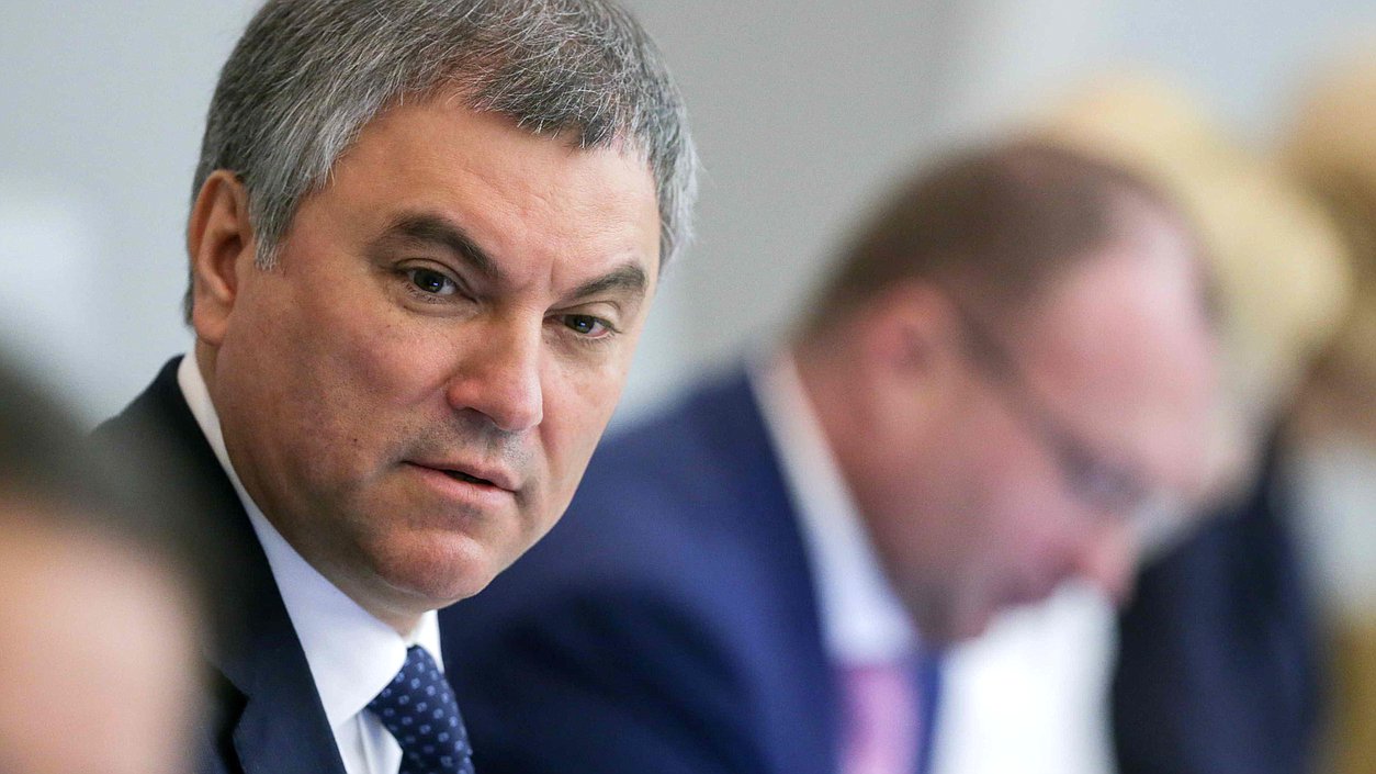 Председатель Государственной Думы Вячеслав Володин
