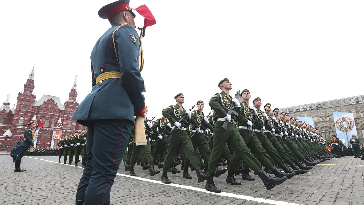 Парад в честь 74-й годовщины Победы в Великой Отечественной войне