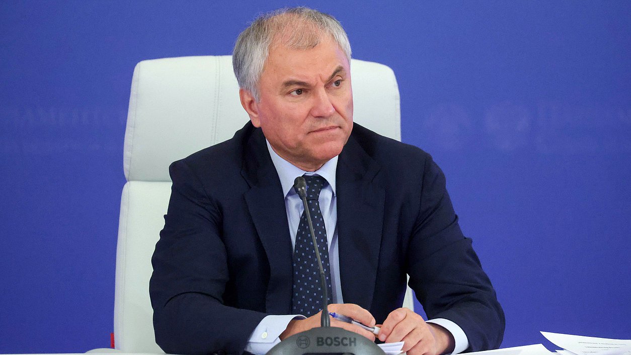 Председатель Государственной Думы Вячеслав Володин