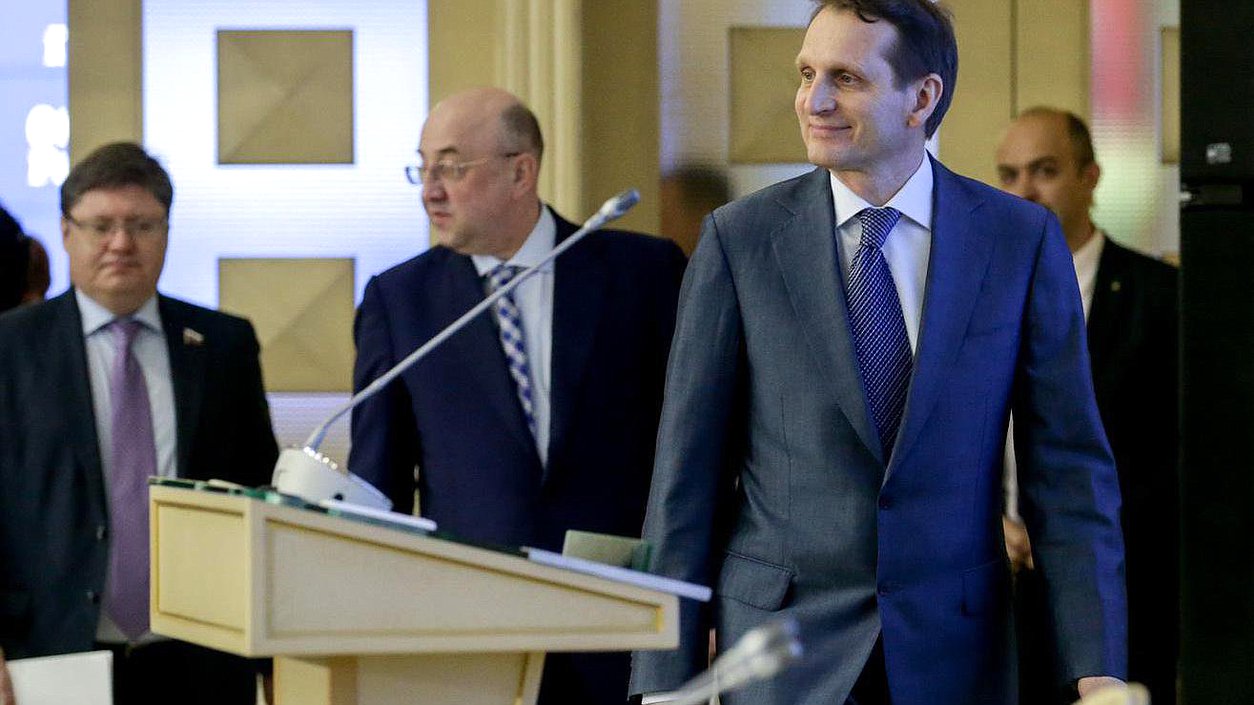 Пленарное заседание Общественной палаты Российской Федерации 
с участием Председателя Государственной Думы Федерального Собрания Российской Федерации С.Е.Нарышкина.

