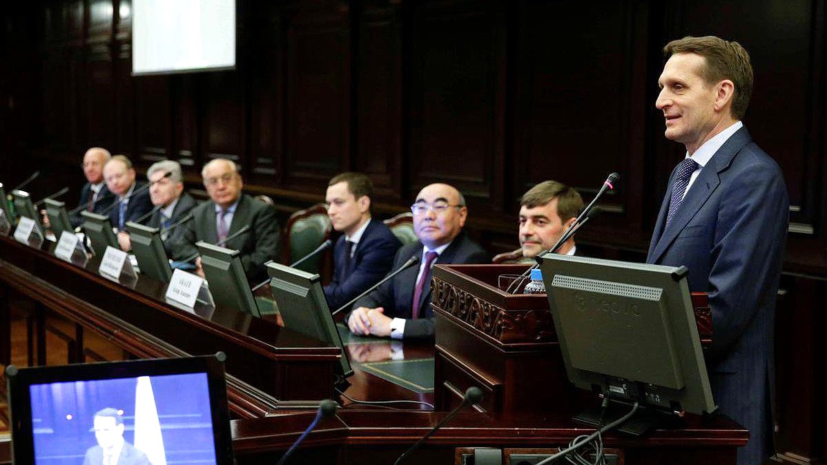 Участие Председателя Государственной Думы 
Федерального Собрания Российской Федерации С.Е.Нарышкина 
в торжественном собрании, посвященном 10-летию 
Высшей школы государственного администрирования 
Московского государственного университета имени М.В.Ломоносова.
