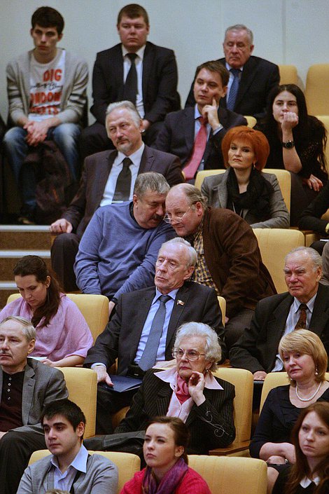  Лекция Жореса Алфёрова. Слушатели лекции.