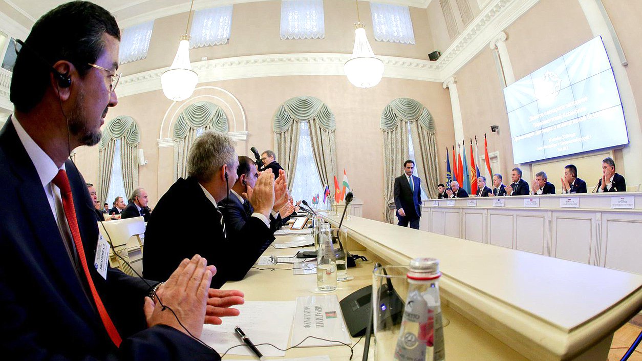 Девятое пленарное заседание Парламентской Ассамблеи Организации Договора о коллективной безопасности.