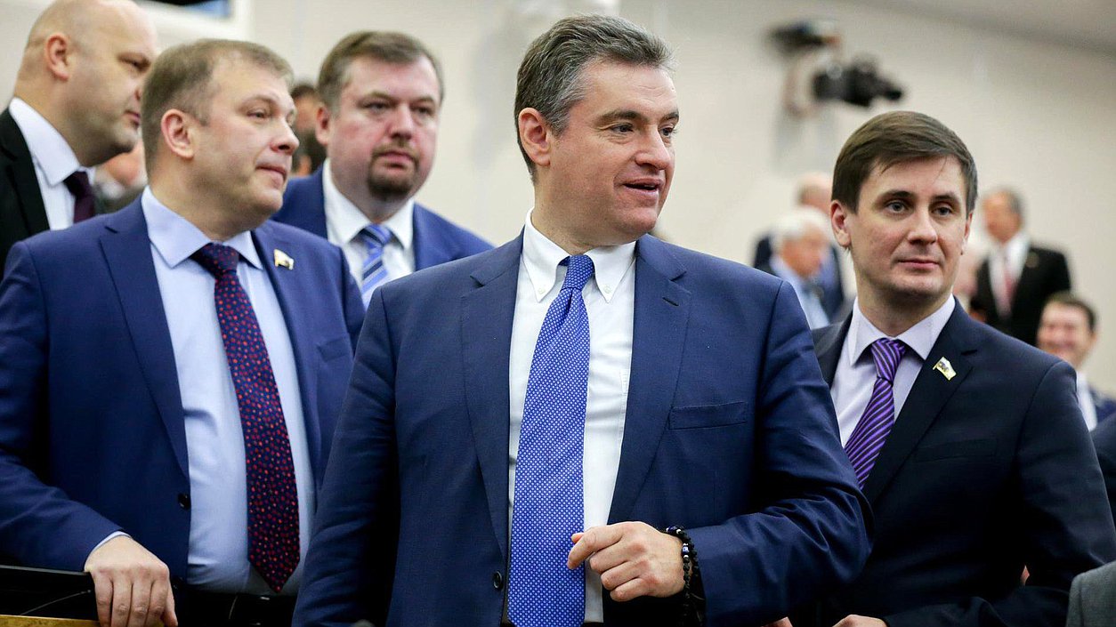 Председатель Комитета  по международным делам Леонид Слуцкий во время пленарного заседания.Фото: Анна Исакова/Фотослужба Государственной Думы.